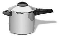 KUHN RIKON 7 Liter Pressure Cooker Top Model - SALE $249.00 & FREE SHIPPING AND TWO FREE COOKBOOKS!
